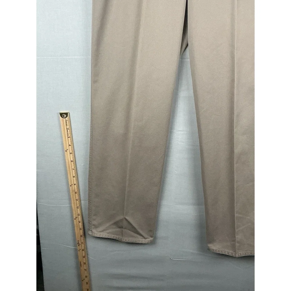 Levis Classic Farah Khaki Pants Mens 36x32 Beige Straight Leg Y2K